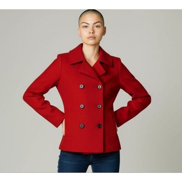 Old Navy Rwd Pea Coat sz XS See Measurements - Picture 1 of 13